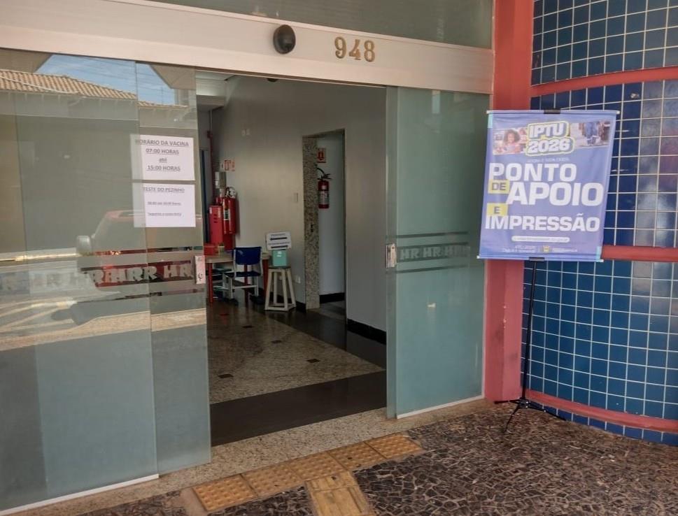 Central de Saúde também é ponto de apoio para impressão do carnê de IPTU