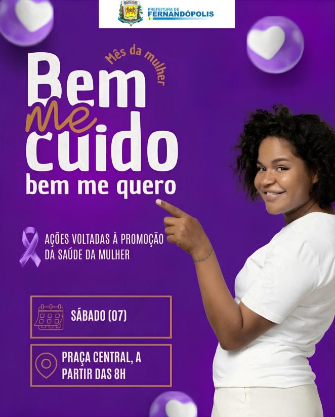 Março Lilás: Prefeitura intensifica ações de saúde da mulher