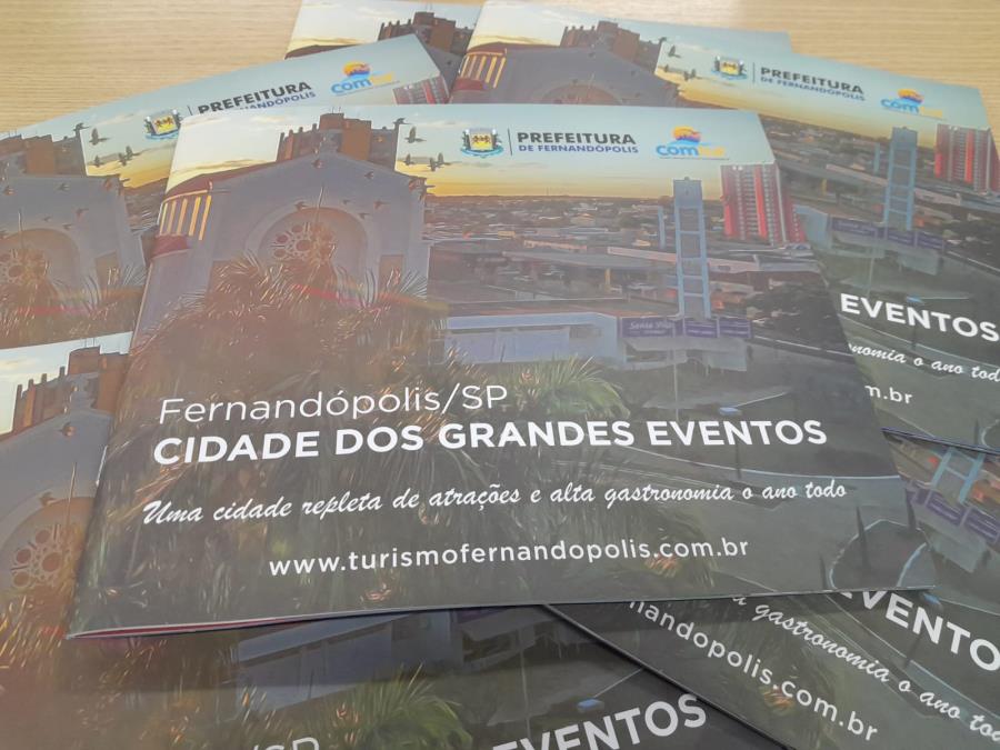  Fernandópolis finaliza novo informativo turístico do município