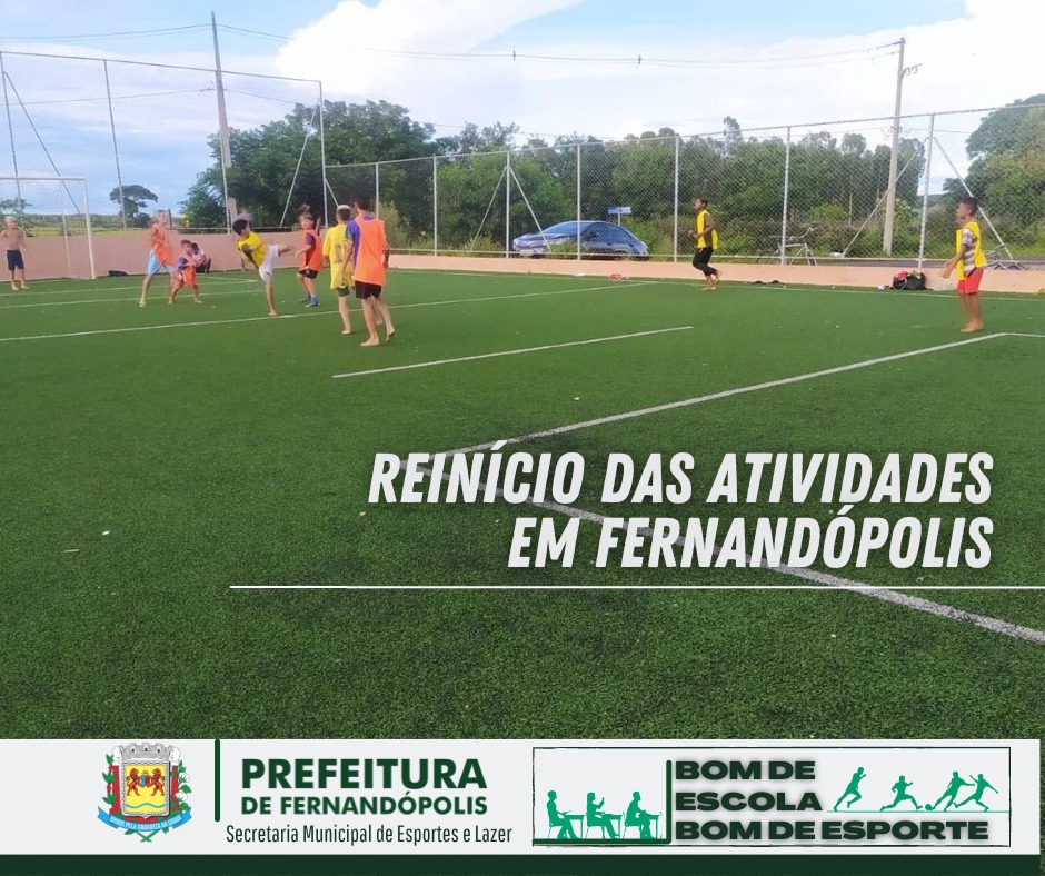 ‘Bom de Escola, Bom de Esporte’ reinicia atividades em Fernandópolis  