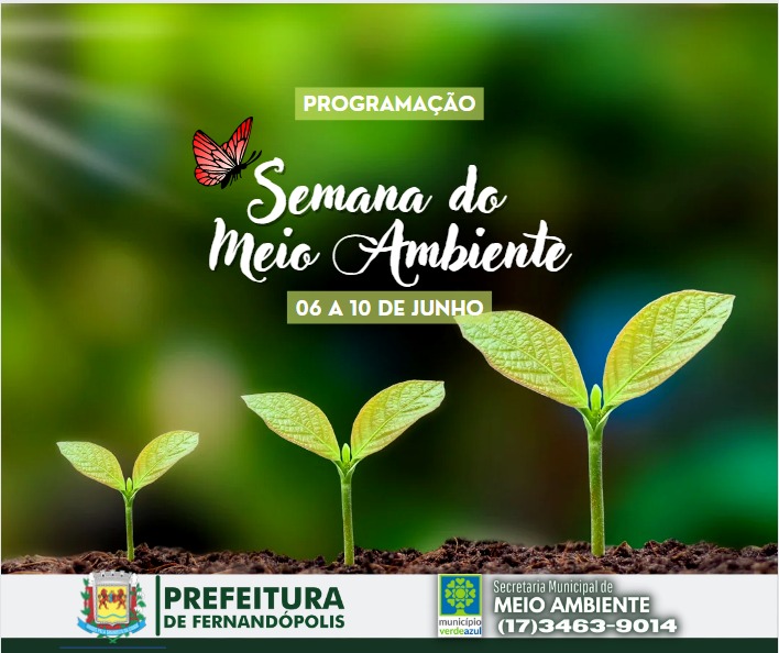 Prefeitura comemora Semana do Meio Ambiente com ações educativas