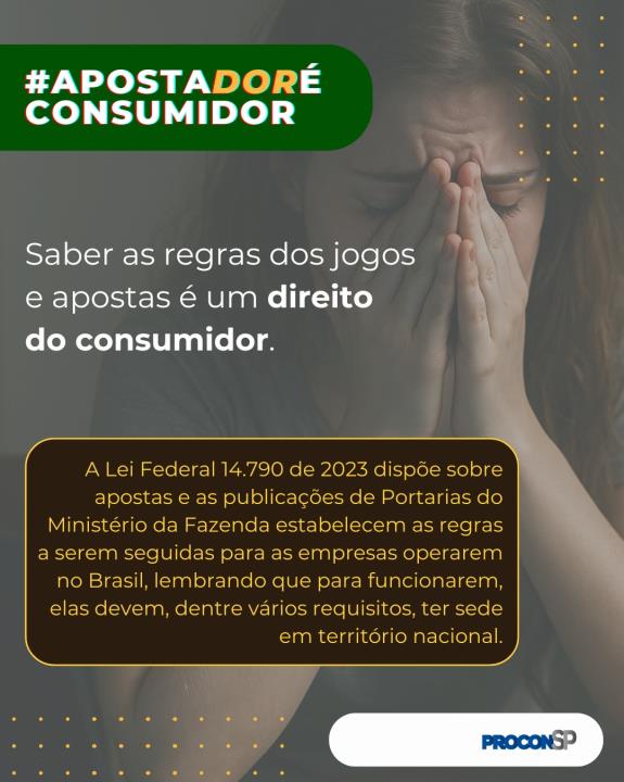 Procon-SP alerta consumidores sobre riscos em jogos de apostas online