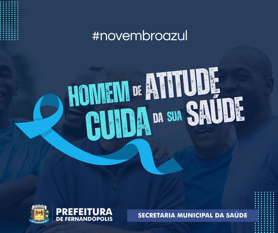 Secretaria Municipal da Saúde promove ações para comemorar o ‘Novembro Azul’