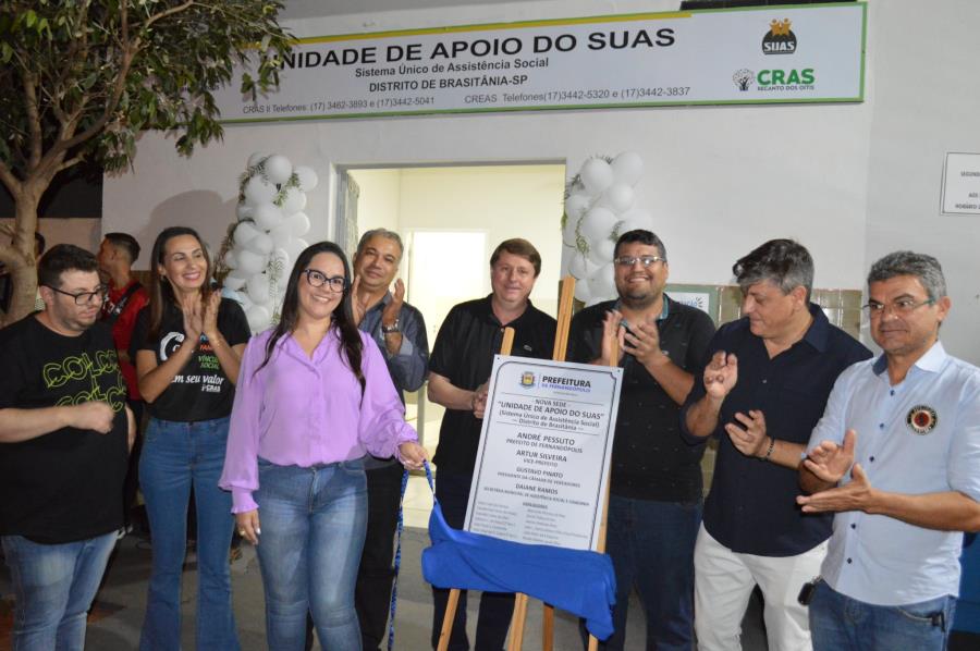  Prefeitura inaugura Unidade de Apoio do SUAS em Brasitânia 