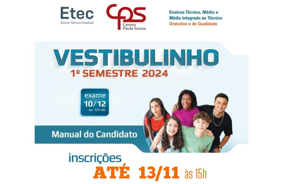 ETEC Fernandópolis abre inscrições para o 'vestibulinho 1º