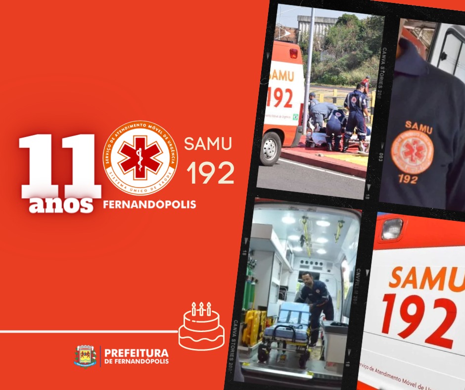  SAMU celebra 11 anos com treinamentos aos colaboradores e orientações à população 