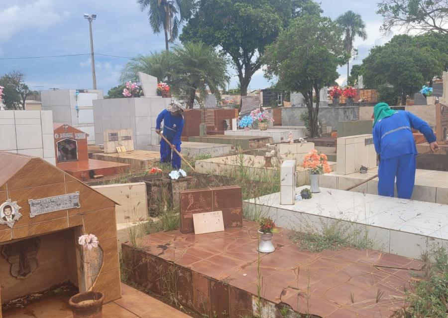  Cemitérios de Fernandópolis passam por mutirão de limpeza