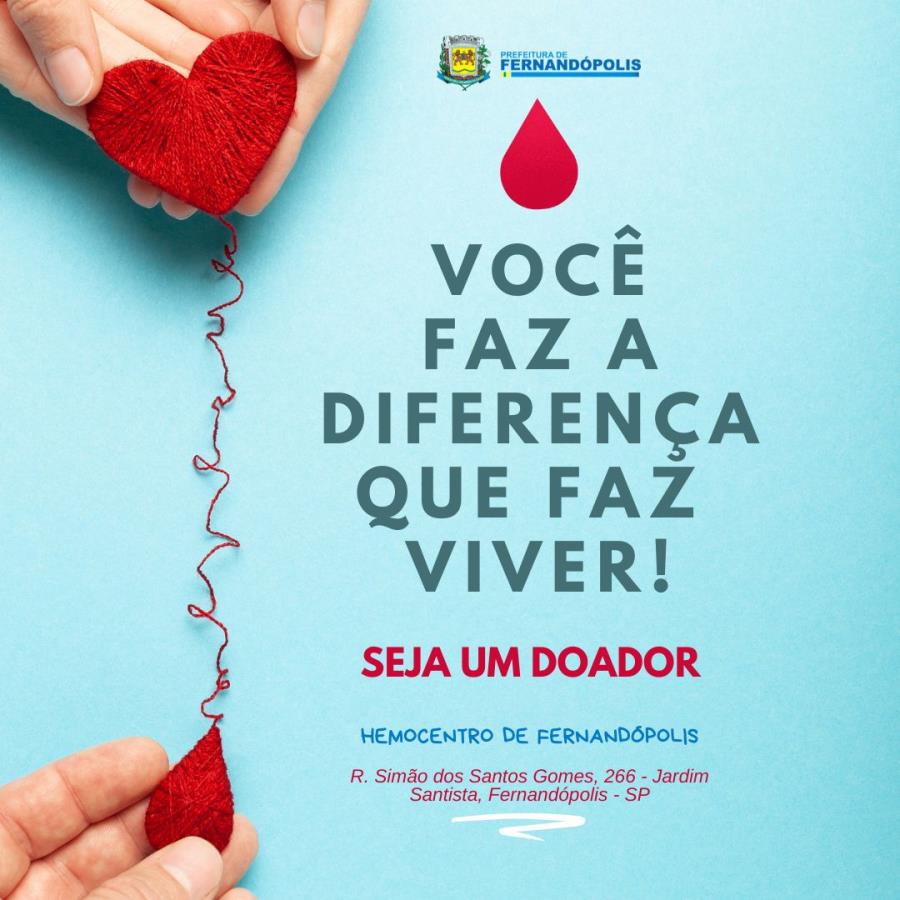 DOAR SANGUE É UMA FORMA DE AMOR
