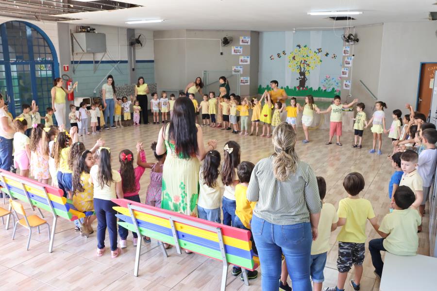Crianças do CEMEI “Maria Simão” participam do Setembro Amarelo