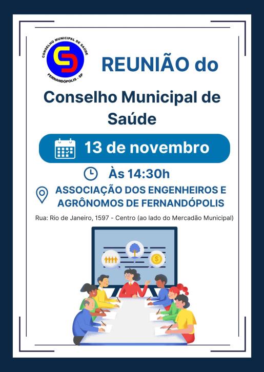 Conselho fará 8ª Reunião Ordinária na quinta, 13