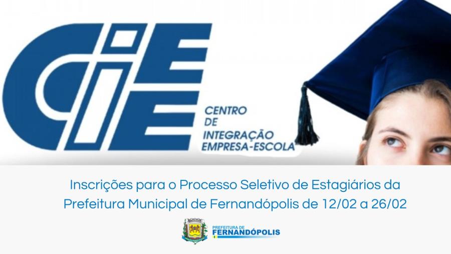 Prefeitura abre Cadastro Reserva para estágio de ensino superior