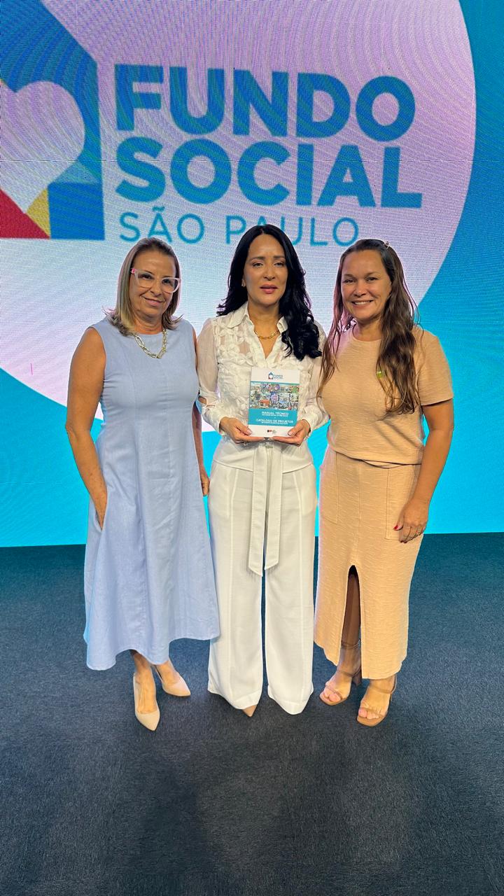 Primeira-dama e presidente do Fundo Social, Fabiana Cantarella, participa de encontro estadual