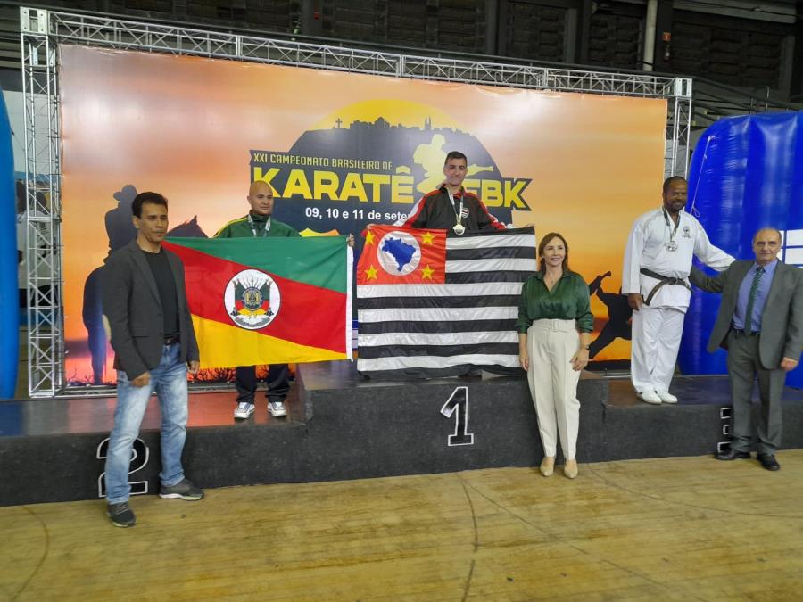 Fernandopolense da ‘Dojokan’ é campeão brasileiro de Karatê
