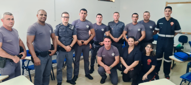 SAMU realiza treinamento com policiais militares de Fernandópolis