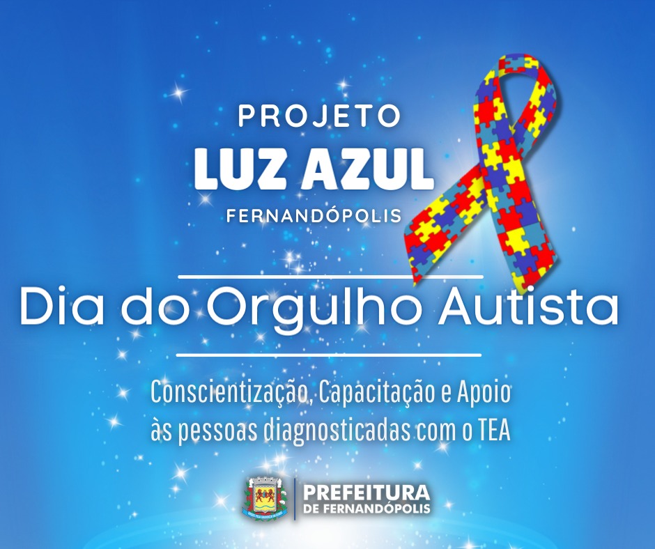 ‘Luz Azul’ comemora dia do Orgulho Autista com ações educativas 