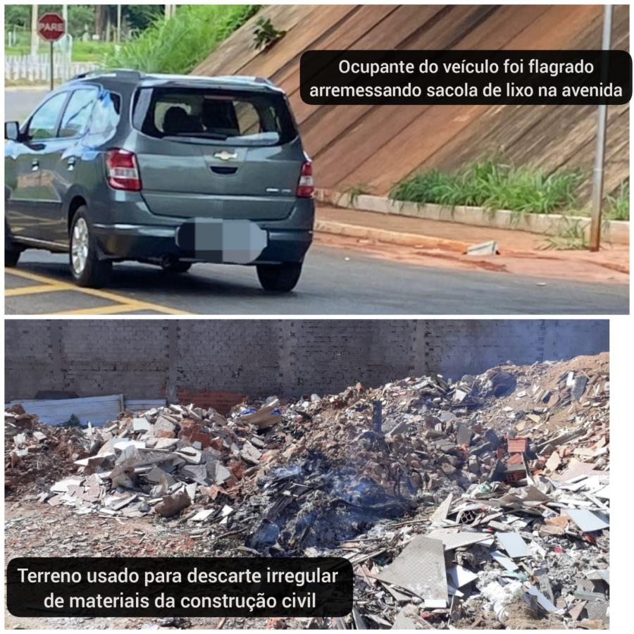 Prefeitura de Fernandópolis multa e notifica descarte irregular de lixo em área urbana   