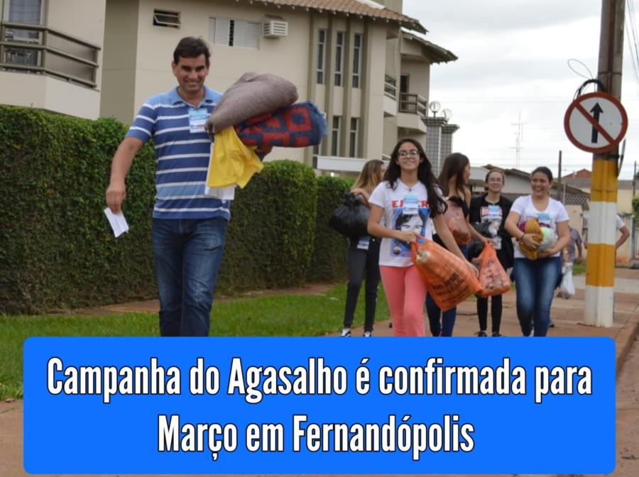  Campanha do Agasalho é confirmada para março em Fernandópolis