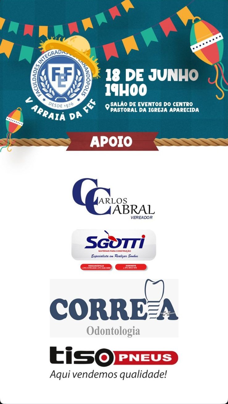 V Arraiá da FEF
