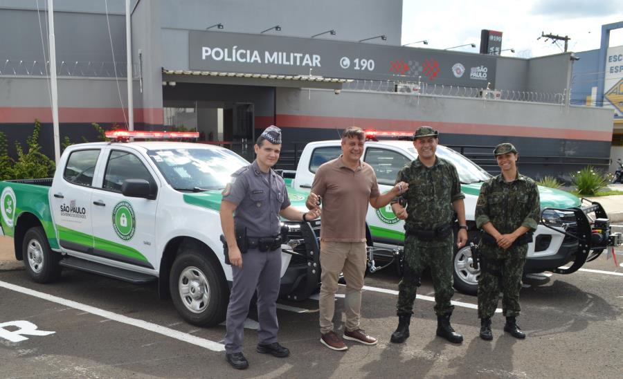 Atividade Delegada das Polícias Militar e Ambiental ganha novas viaturas da Prefeitura 