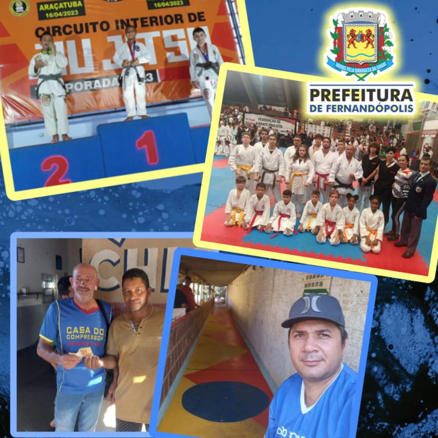 Equipes de esportistas de Fernandópolis são destaques no final de semana  