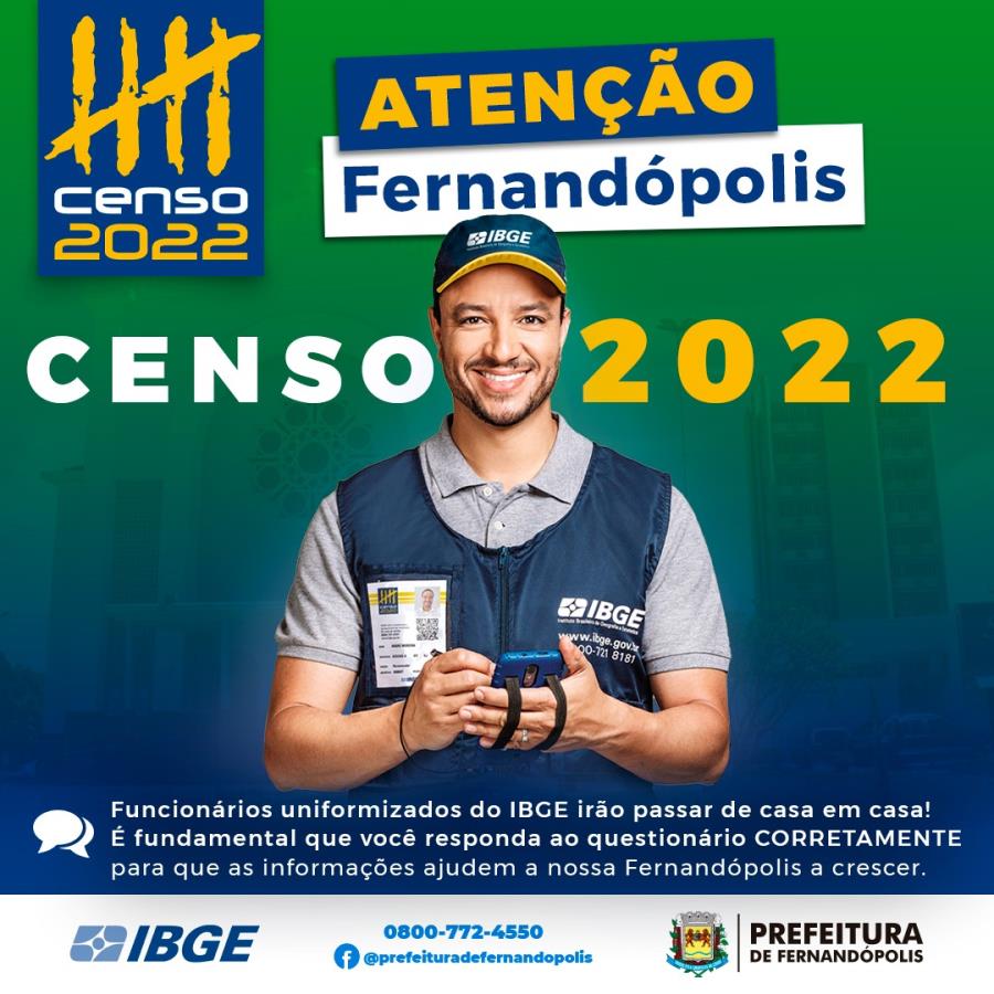 Prefeitura auxilia equipes do IBGE para o Censo em Fernandópolis 