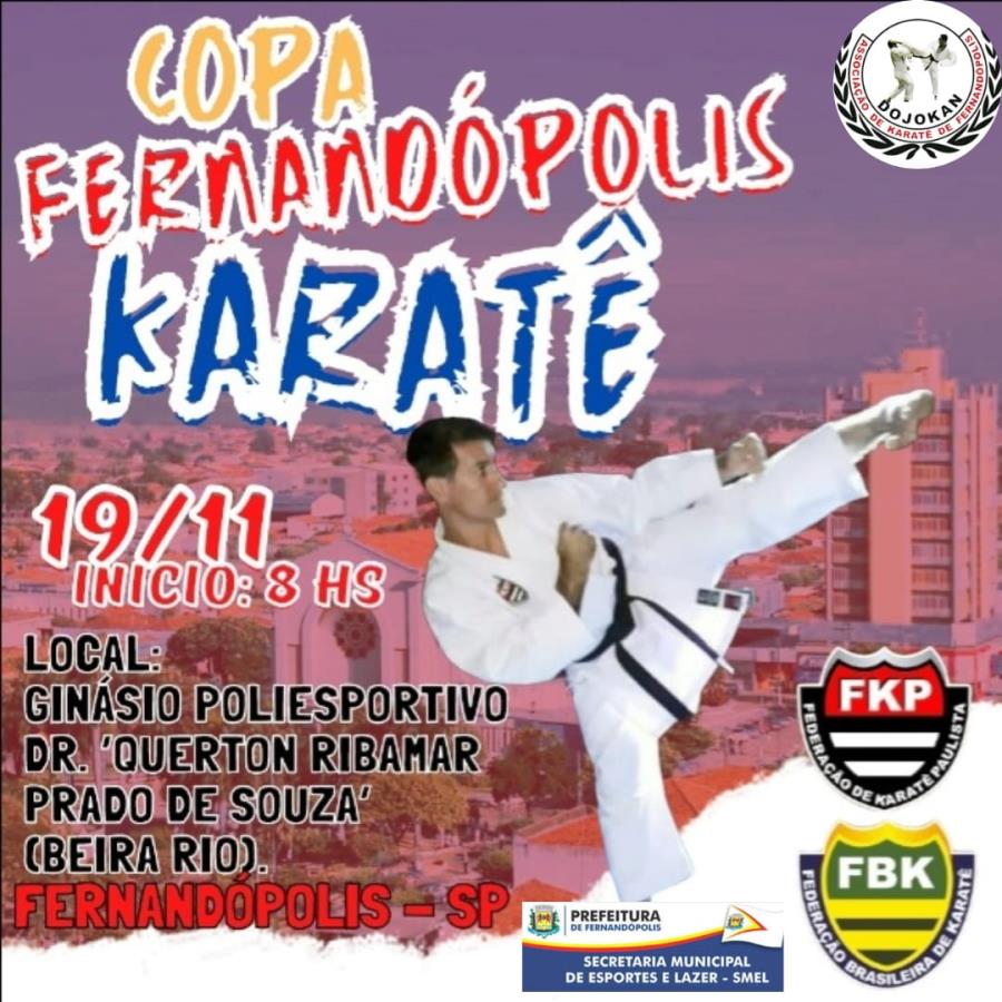 Copa Fernandópolis de Karatê acontece neste sábado, 19