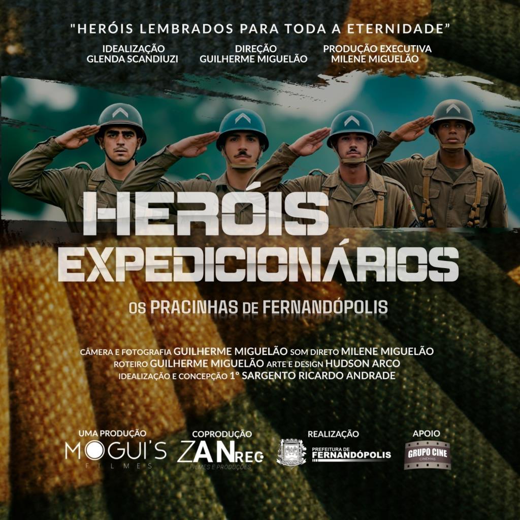 Fernandópolis produz filme “Heróis Expedicionários” sobre cidadãos que lutaram na guerra