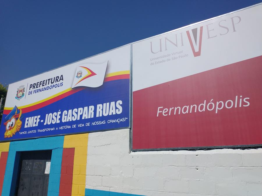 Polo Univesp já funciona na escola José Gaspar Ruas