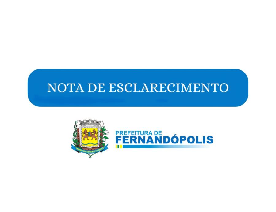 NOTA DE ESCLARECIMENTO