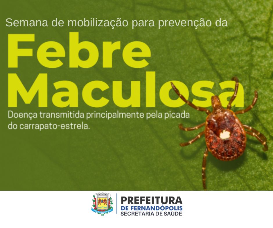 Secretaria da Saúde mobiliza para a prevenção da ‘Febre Maculosa’