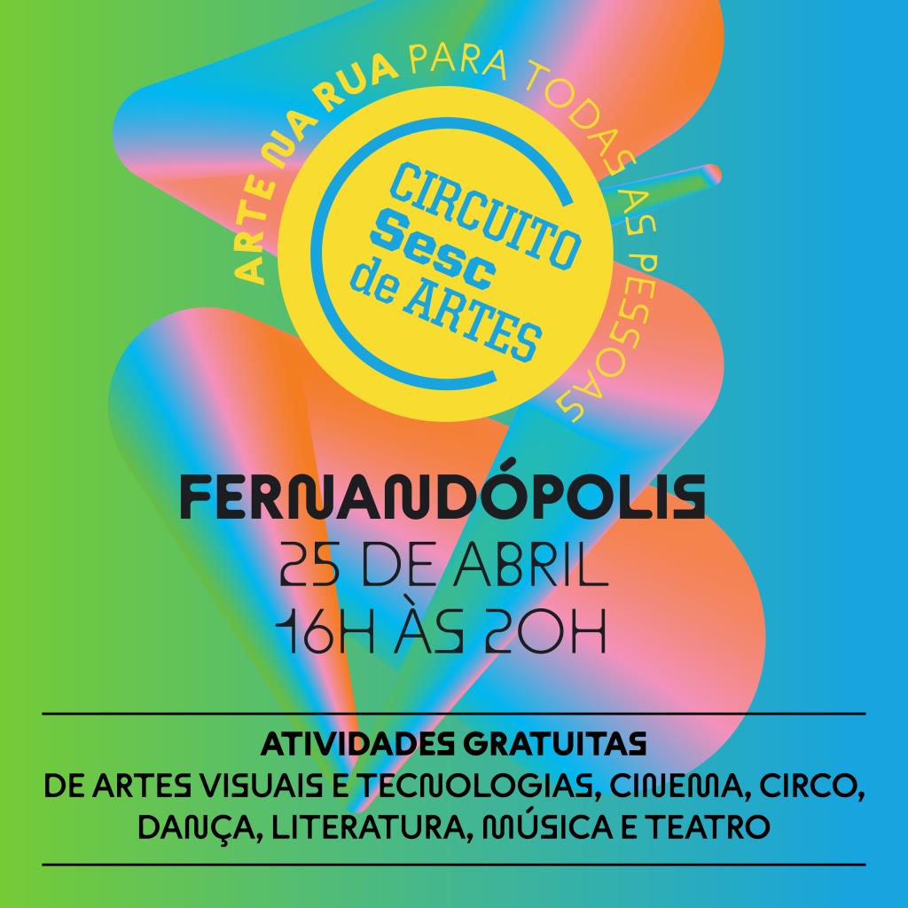 133 cidades de SP comemoram os 80 anos do SESC com o Circuito de Artes 2026