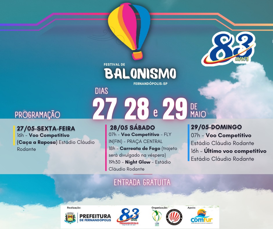 Prefeitura realiza últimos preparativos para o ‘Festival de Balonismo’