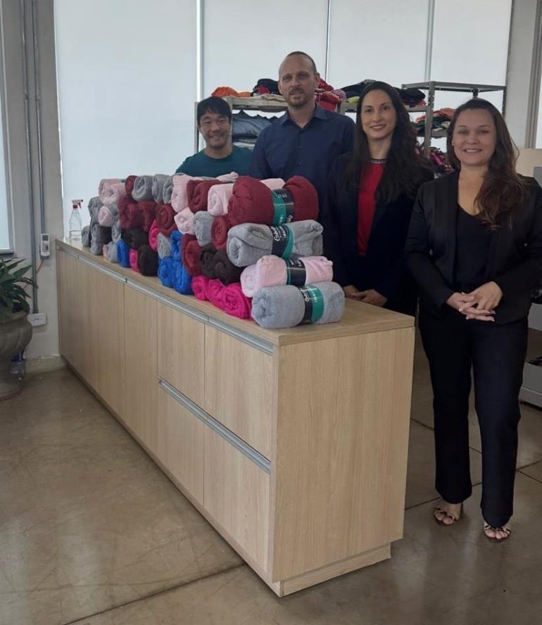 Fundo Social recebe doações de cobertores