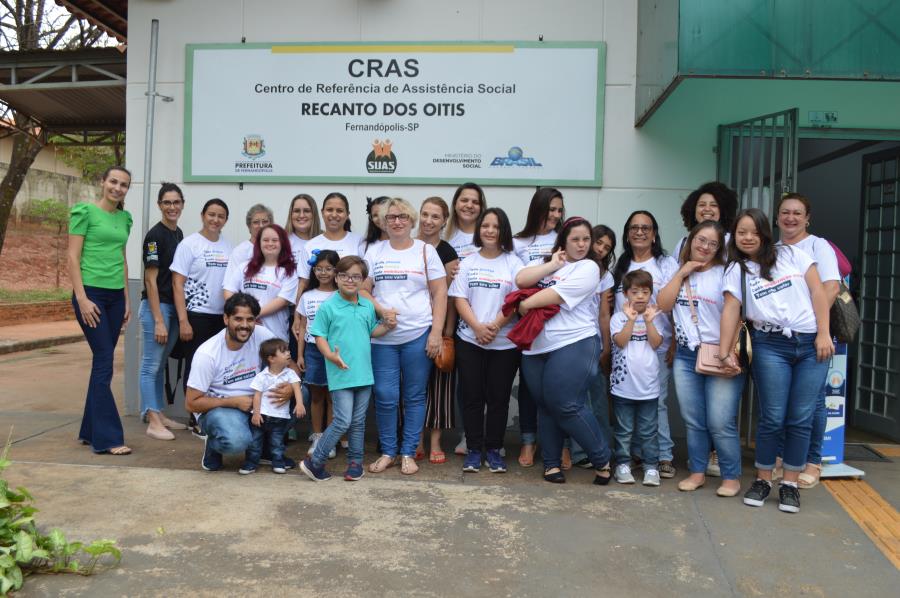 Famílias T21 se emocionam com passeio oferecido pelo CRAS Recanto dos Oitis