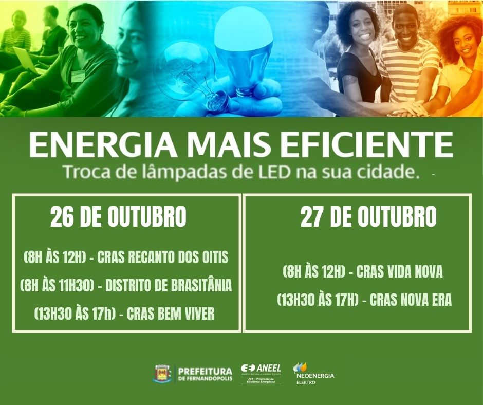 Fernandópolis recebe o programa ‘Eficiência Energética’ 
