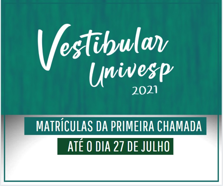 Matrículas da 1ª chamada da Univesp devem ser feitas até terça, 27 de julho