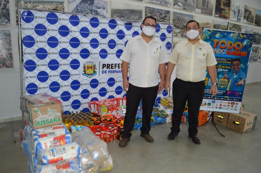 Supermercado realiza novas doações ao Fundo Social de Fernandópolis