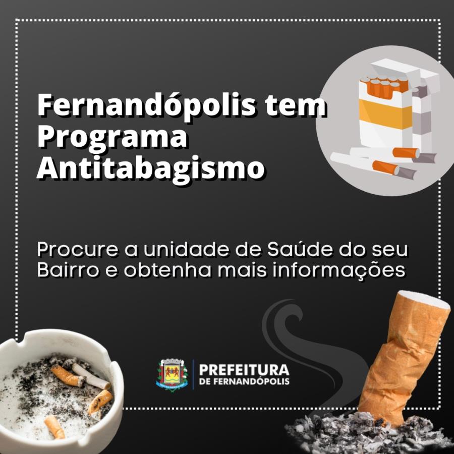 Programa ‘Antitabagismo’ é destaque nas UBS´s de Fernandópolis