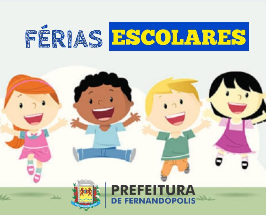 Escolas municipais iniciam período de férias na próxima segunda, dia 03 ...