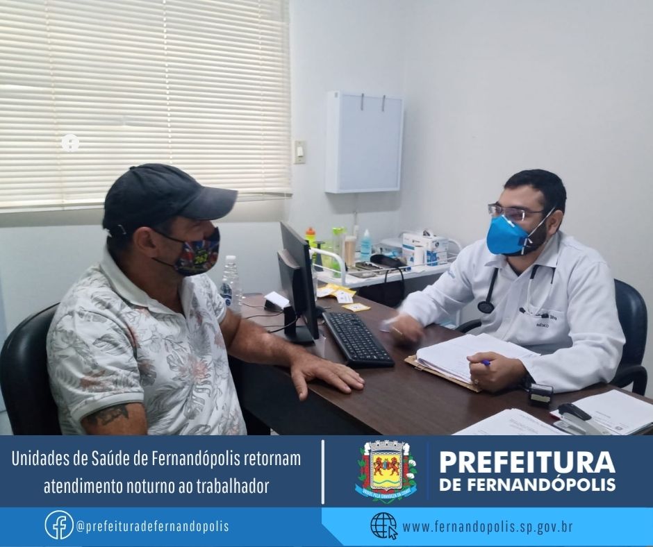 Unidades de Saúde retornam atendimento noturno ao trabalhador
