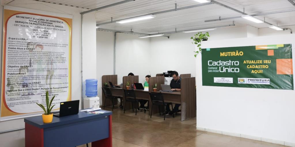 Secretaria de Assistência Social realiza mutirão do Cadastro Único