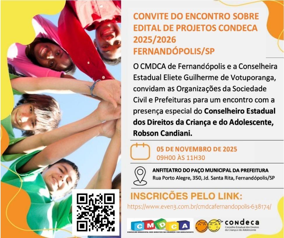 CMDCA promove capacitação para projetos voltados a crianças e adolescentes