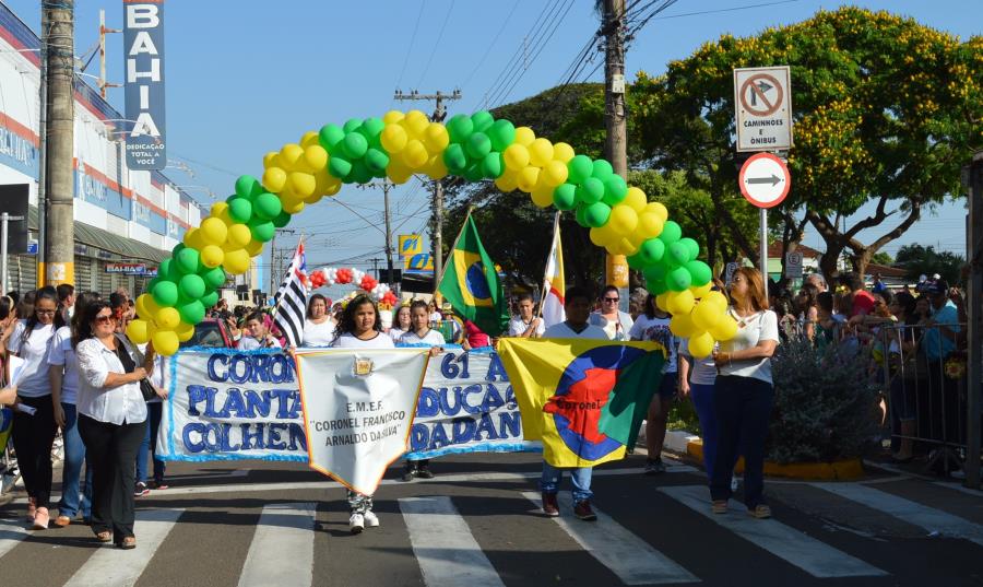 Desfile de 7 de Setembro tem alto índice de adesões