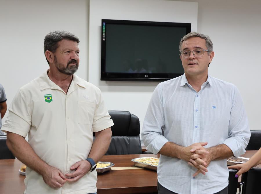 Deputado Estadual, Major Mecca visita Prefeitura de Fernandópolis