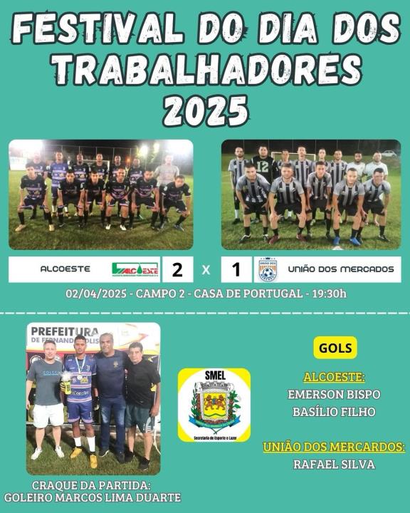 Festival do Dia dos Trabalhadores agita Fernandópolis com grandes jogos e recorde de público