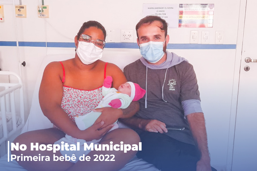 Helena é a primeira bebê nascida em Itupeva em 2022