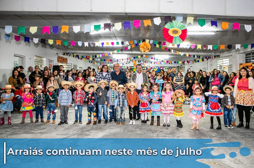 Festas Julinas são atrações nas unidades escolares municipais