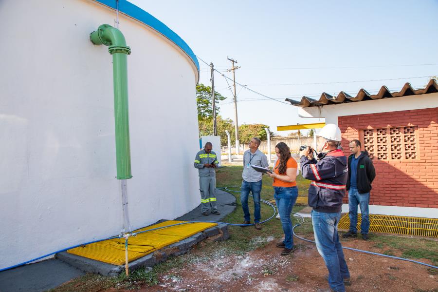 Prefeitura acompanha fiscalização da Arsesp em instalações da Sabesp no município