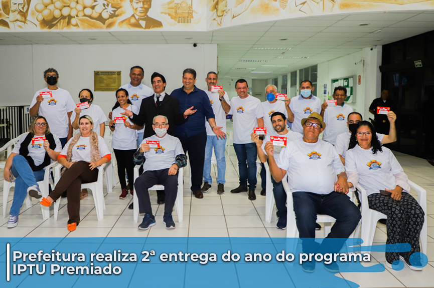 IPTU Premiado: Prefeitura promove 2ª entrega de prêmios de 2022