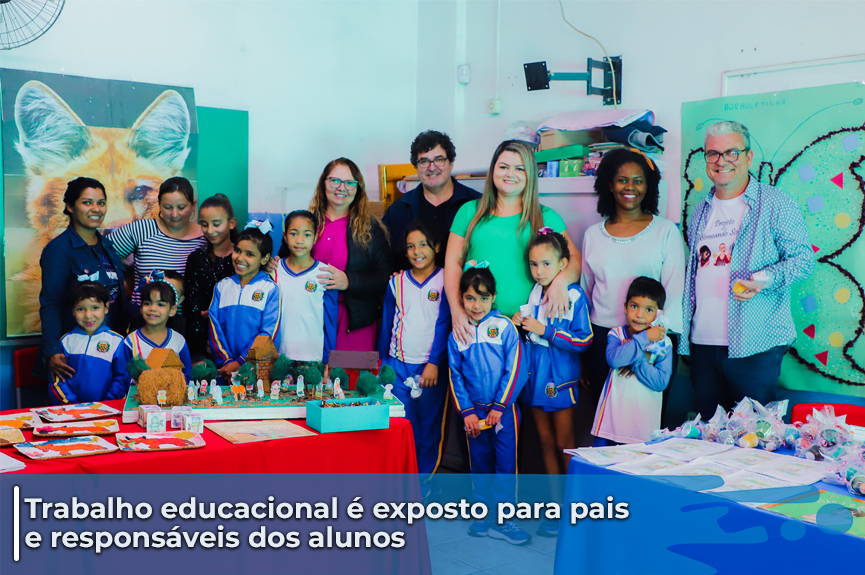 Escola municipal promove exposição do projeto Semeando Sonhos